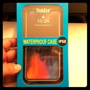 case waterproof for iphone xs max 6.5" black new